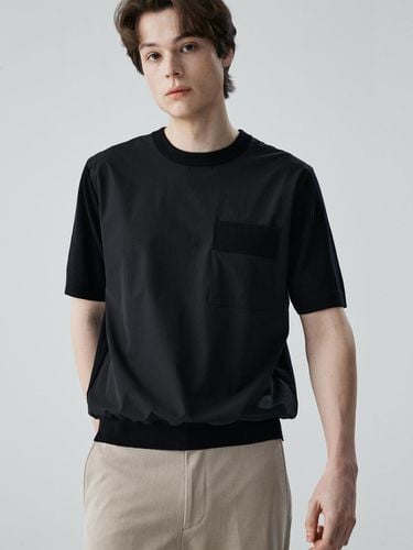 SS_2nd] Woven Mix pullover_BLACK (BK) - murray allan - Modalova