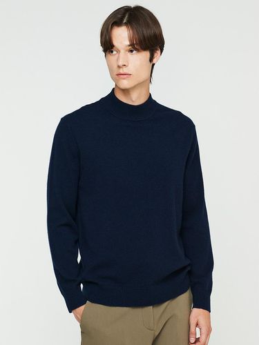 Mock neck Pullover_Navy - murray allan - Modalova