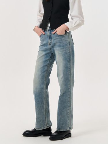 Napping stretch straight denim pants [BLUE] / WBD3 - GENERAL IDEA - Modalova