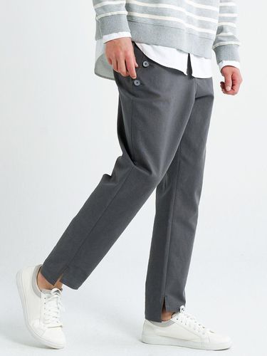 Button-point BANDING slim fit pants - CUSTOM US - Modalova