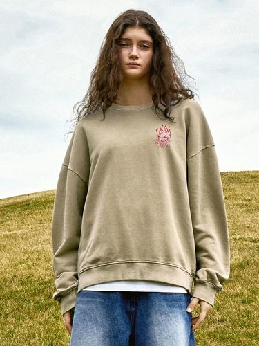 Camp Message Pigment Sweatshirt FMT758 - Fluke - Modalova