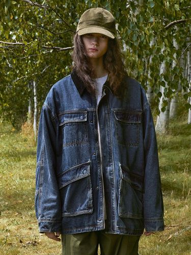 Denim work quilting jacket FDJ102 / 2color W - Fluke - Modalova