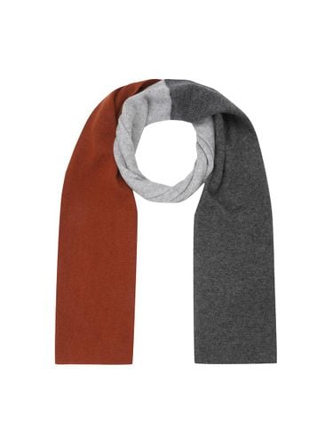 Cashmere block muffler_ENAJX24311ORX - EPIGRAM - Modalova