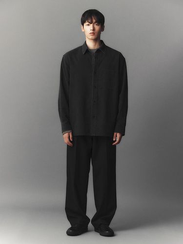 Woollike wide slacks_ERPNW24511BKX - EPIGRAM - Modalova