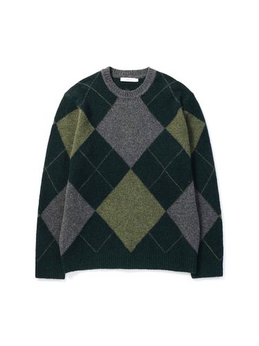 Argyle PATTERN Knit Pullover_ERWAW24511GRX - EPIGRAM - Modalova