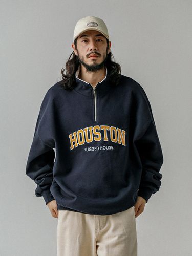 Houston Anorak Half Zip-Up Navy - RUGGED HOUSE - Modalova