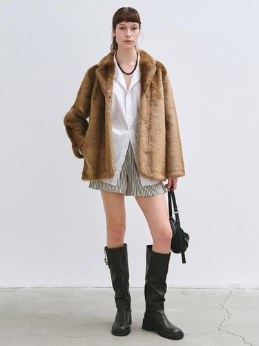 JENNIE FAUX FUR SHEARLING JACKET - HAVELESS - Modalova