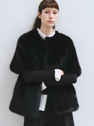 KIKO FAUX FUR JACKET BLACK - HAVELESS - Modalova