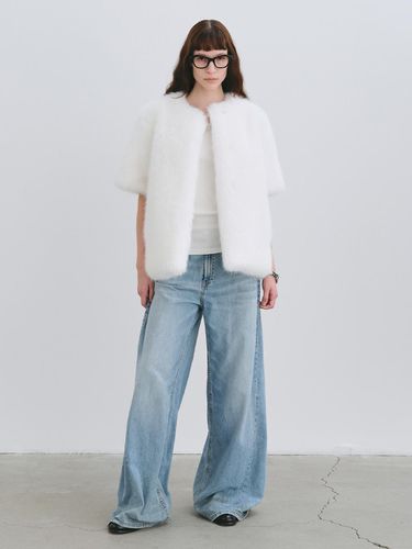 KIKO FAUX FUR JACKET WHITE - HAVELESS - Modalova