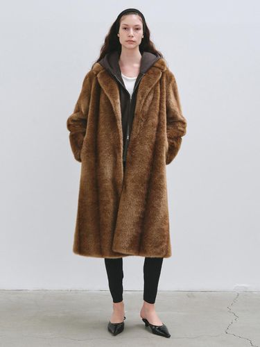 FREY MAXI FAUX FUR COAT - HAVELESS - Modalova