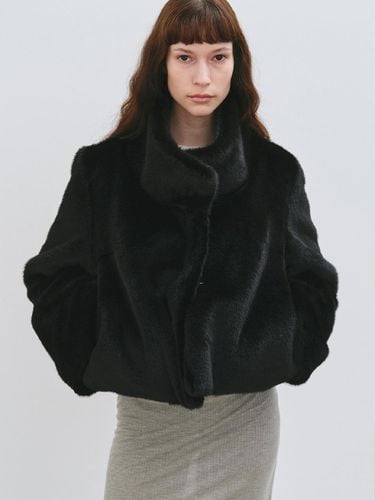 JOEY FAUX FUR JACKET BLACK - HAVELESS - Modalova