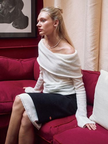 Exclusive] French Off - Shoulder Knitwear - LEMEME - Modalova