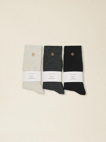 French Wool Socks_3colors - LEMEME - Modalova