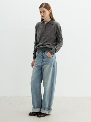 Domingo Denim Pants (Blue) - hehr - Modalova