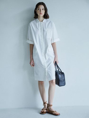 Harry Pocket Shirt Dress (2color) - hehr - Modalova