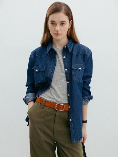 Dike Denim Shirt (Blue) - hehr - Modalova