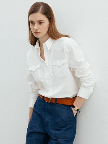 Wellrin Pocket Shirt (Ivory) - hehr - Modalova