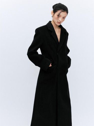 VIRGIN WOOL COAT BLACK - YUJI - Modalova