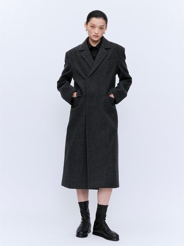 VIRGIN WOOL COAT GRAY - YUJI - Modalova