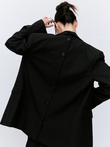 TAILORED SETUP JACKET BLACK - YUJI - Modalova