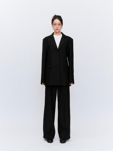 TAILORED SETUP PANTS BLACK - YUJI - Modalova