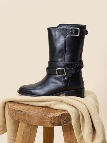 Buckle ankle boots ()_DG3CW24508BLK - SUECOMMA BONNIE - Modalova