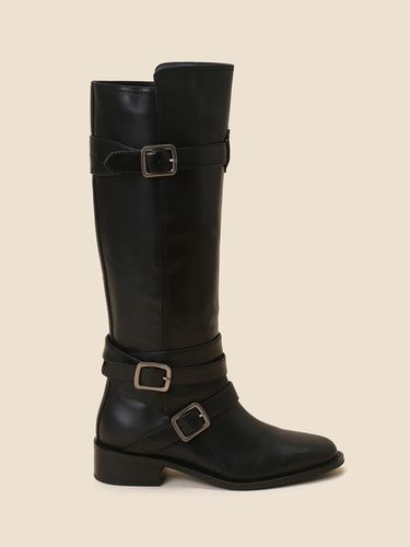 Buckle long boots ()_DG3BW24511BLK - SUECOMMA BONNIE - Modalova