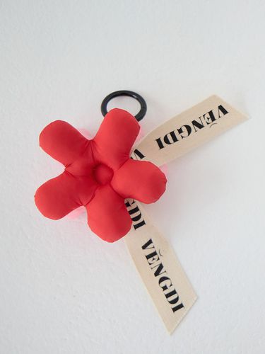 Padded Flower Keyring_Red - VENGDI - Modalova