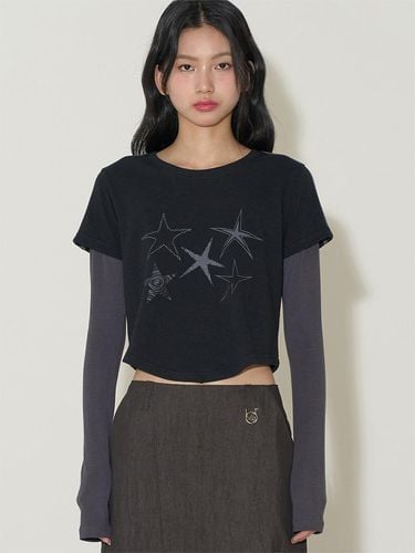 Star Layered Long Sleeve Top [3 COLORS] - ILLIGO - Modalova