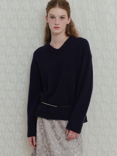 S V - neck Cashmere Knitwear - poev - Modalova