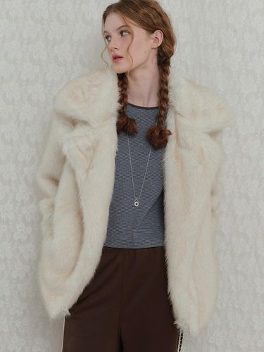 Vintage Two - tone Fur Jacket - poev - Modalova