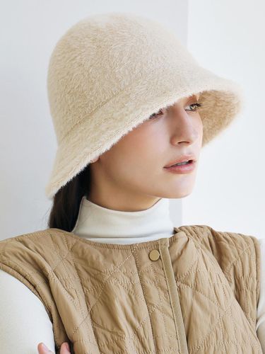 Fur Knitwear Bucket Hat_5color_JFFAC409M - JUARR - Modalova