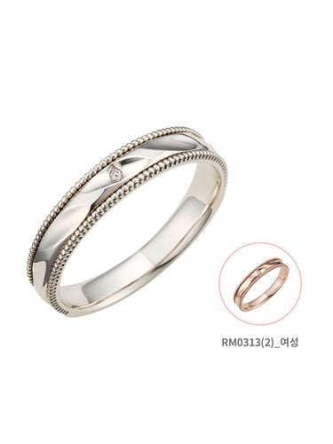 K Couple Ring (Male) RM0313 (1) - ROSEMONT - Modalova