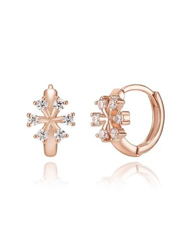 K Snowflake One Touch Earring (gold filled) - CRANNE - Modalova