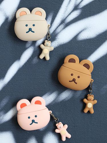 DONATDONAT Bear AirPods Silicon Case - romane - Modalova