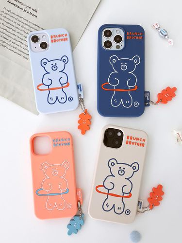 Brunch Brother Hola Bear Silicon Case iPhone13 - romane - Modalova