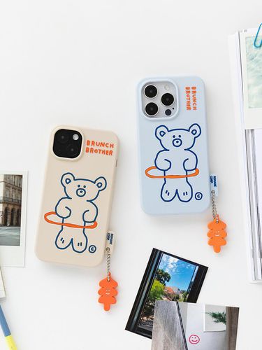 Brunch Brother Hola Bear Silicon Case iPhone14 - romane - Modalova