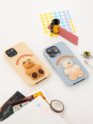 DONATDONAT Bear Silicon Case iPhone14 - romane - Modalova