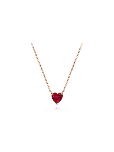 Silver heart necklace C24NS001 - CRANNE - Modalova