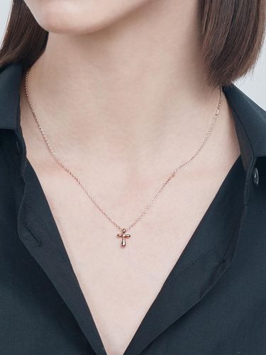 Volume Cross Necklace C24NB117 - CRANNE - Modalova