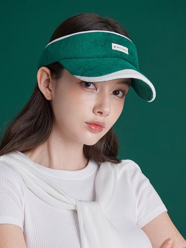 Green Label Terry Sunvisor Puako (4 colors) - WHITE SANDS - Modalova