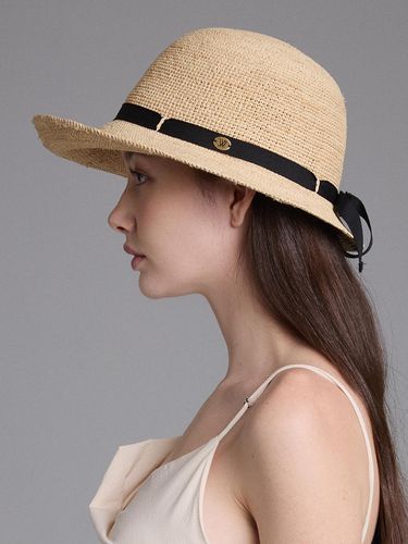 Raffia Bucket Hat Makena (3 colors) - WHITE SANDS - Modalova