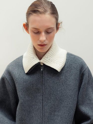 Wool Blended Knit Collar (WE495UC410) - kotelo - Modalova