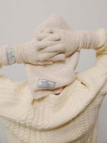 Winter Gloves Beige (WE4X5UT97A) - kotelo - Modalova