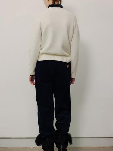 Corduroy Straight fit Pants_Midnight blue - kotelo - Modalova