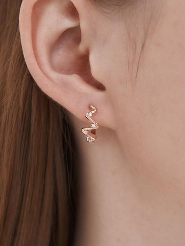 K line one-touch ring earring C24EGP208 - CRANNE - Modalova