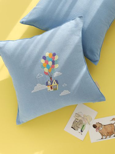 Disney] Embroidery Cushion Cover Clean Cotton Up - ORIGO - Modalova