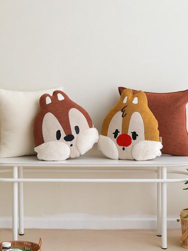 Disney] Chip and dale cotton face cushion 2 color - ORIGO - Modalova