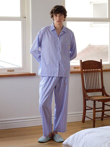 GIFT Option] Moi Stripe Pajama Set (For Men) - Bl - Chez Nous a Paris - Modalova