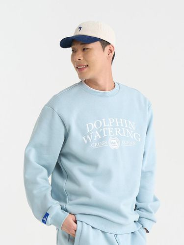 DOLPHIN WATERING ESSENTIAL BRUSHED SWEATSHIRTS MTM - DOLPHIN WAVE APPAREL - Modalova